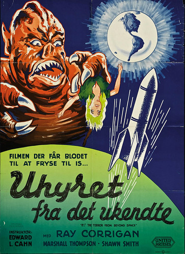 It! The Terror From Beyond Space (United Artists, 1958). Danish Poster (24