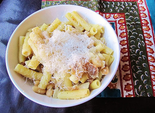 White Bean and Prosciutto Pasta