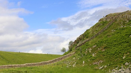 Circular walk from Causeway House to Housestads Fort, along the wall to Once Brewed and back