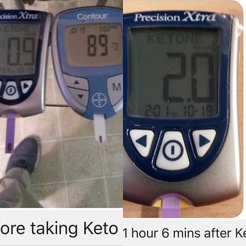 I received this message from someone who just received their Keto OS today. This person was already following a Keto type LCHF eating plan and was able to get into nutritional Ketosis but after drinking the Keto drink, pure therapeutic ketones, his ketone