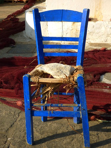 Chair and fishing nets