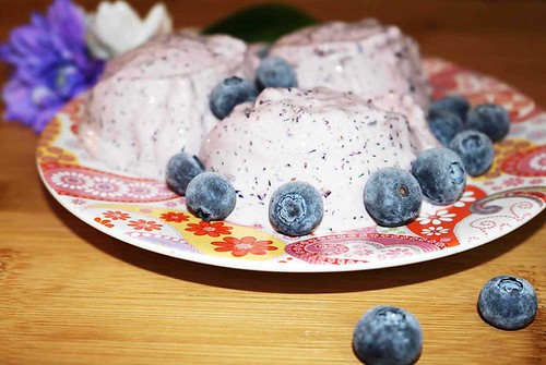 Low Carb Keto Blueberry Ice Cream