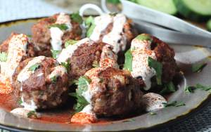 The Keto Diet: Bison Kofta Meatballs