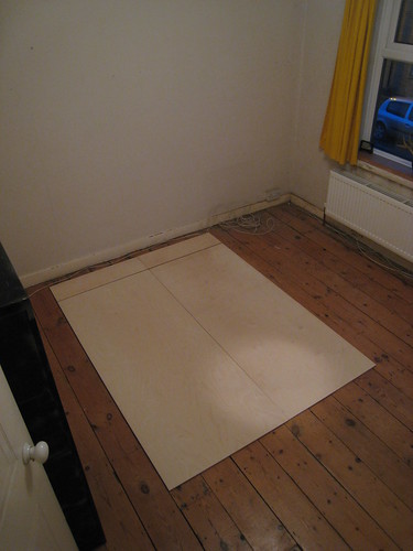 Day 2: The main bed board cut to size