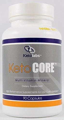 Ketolabs Keto Core Daily Multivitamin with Minerals and Probiotics – Supplement Designed for Men and Women on Low Carb, Atkins, Paleo, Ketogenic (Keto) and Other Weight-Loss Diets – 90 Capsules – 100% Money Back Guarantee. For Sale