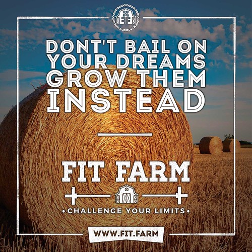 DON’T BAIL ON YOUR DREAMS. GROW THEM INSTEAD.