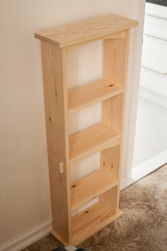 Shaker Style Book Shelf Left Side