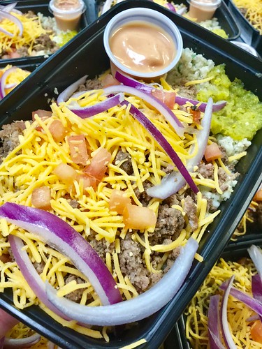 FitEx Meals Keto Cheeseburger Bowl Meal Prep