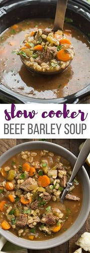 Slow Cooker Beef Barley Soup Recipe