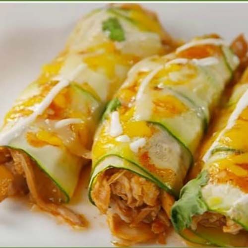 Best Ideas For Diy Crafts : Low Carb Zucchini Chicken Enchiladas by Jodeze Home and Garden- There is no need...