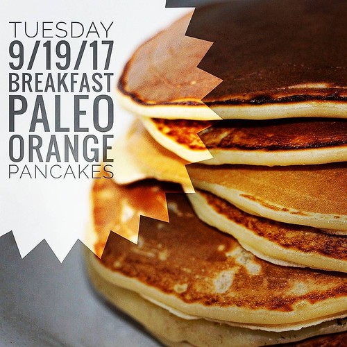 Tuesday 9/19/17 Breakfast Orange Pancakes with Scrambled Eggs and Syrup. Order @PrimalOrganic Miami diet delivery online http://ift.tt/1FUfV5k . Offering healthy #keto #lowcarb #glutenfree #paleo meal plans. Choose 1, 2, or 3 meals per day. Call #primalor