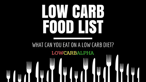 Low Carb Food List