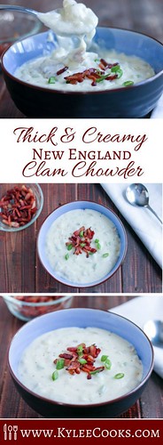 Thick and Creamy New England Clam Chowder