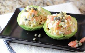 A Free Keto Diet Recipe Book: Lox Stuffed Avocados and More