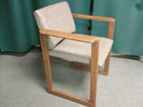 Waiting Room Chairs - Wood $30 or $60 refurbished