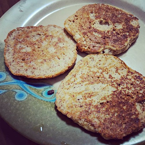 Happy world vegan day! I made low-carb, dairy-free pancakes for dinner. I can eat pancakes any time of day. I used coconut flour for the first time. They are pretty good! #lowCarb #keto #dairyFree #lactoseFree #worldVeganDay #nationalVeganDay #vegan #panc