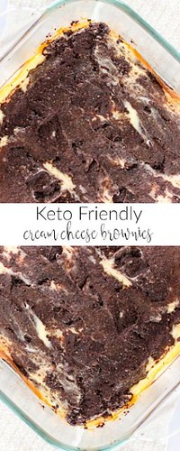 Keto Cream Cheese Brownies | Low-Carb, Sugar Free