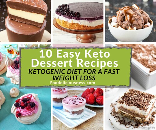 10 EASY KETO DESSERT RECIPES - Ketogenic Diet for a Fast Weight Loss