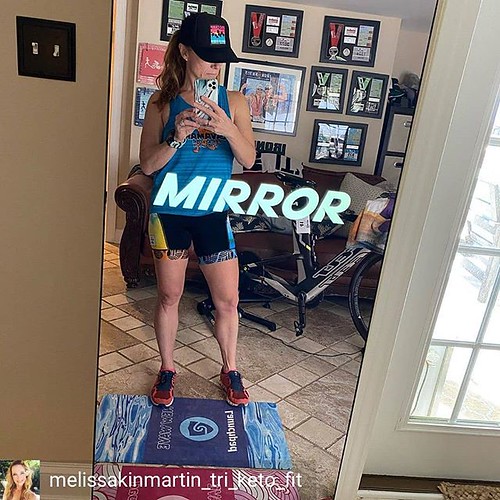 Credit to @melissakinmartin_tri_keto_fit : Long 14 mile run this am! Thank God for ketone fuel to get my energy up to get going this am! . Some days it seems easy and other days it is hard! . Just put one foot in front of the other and keep going! . Y’all