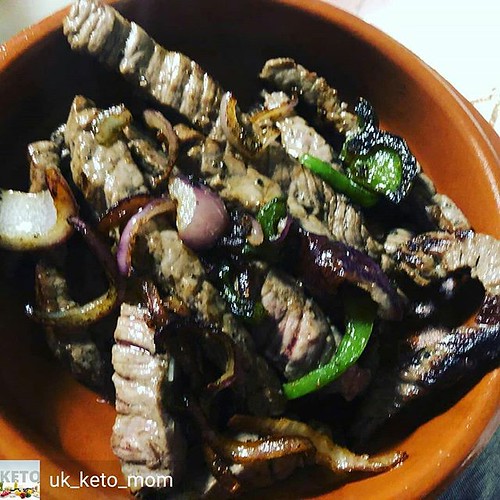 Reposted from @uk_keto_mom Keto snack. Steak cut into thin strips, well seasoned and fried in olive oil with a bit of onion and pepper #keto #ketomeals #ketorecipes #ketoweightloss #ketodiet #ketolife #ketogenicdiet #ketogenic #ketogeniclifestyle #ketogen