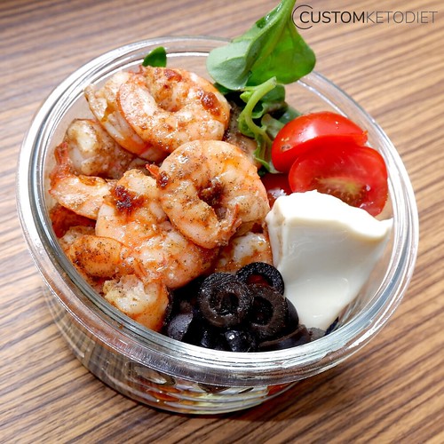 Buttered shrimp salad