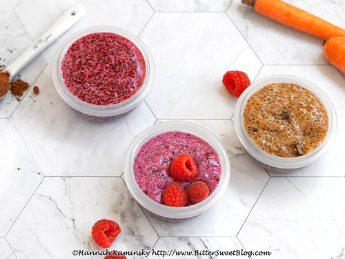 Chia Pudding - Red Velvet, Pitaya, Carrot Cake