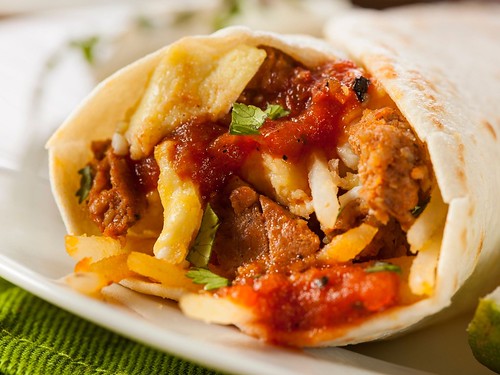 Breakfast Burritos With Green Chile Heritage Pork Sausage - Beck & Bulow