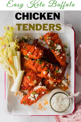 Easy Keto Buffalo Chicken Tenders