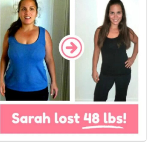 Sarah loses 48lbs, so can you