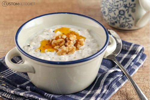 7 Maple and walnut hemp heart porridge