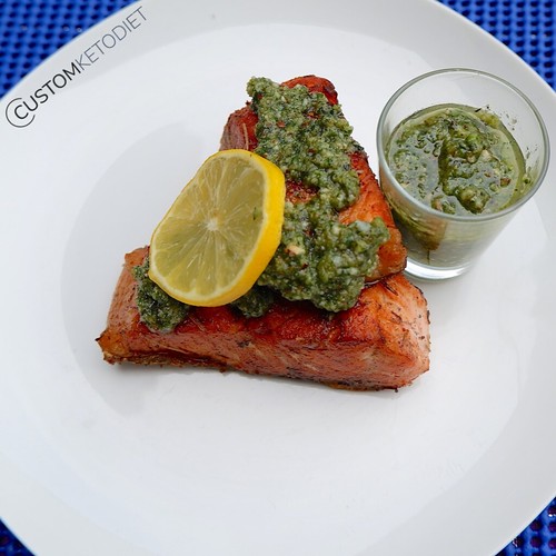 1 Salmon with Chunky Basil Pesto - IG