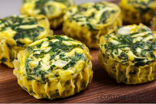 9 Spinach&cheese egg Bites