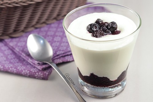 3 Blueberry cheesecake parfait