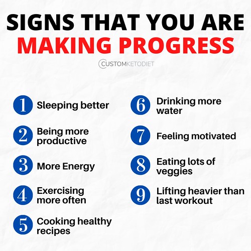 Signs you are making progress