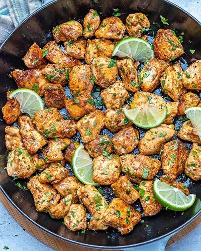 Cilantro Lime Chicken Bites