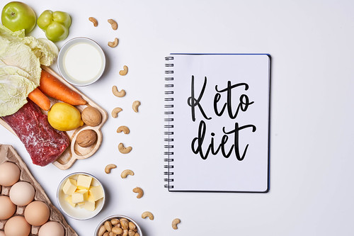 Keto diet - Healthy background