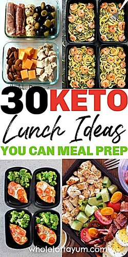 30 Low Carb Lunch Ideas You Can Meal Prep