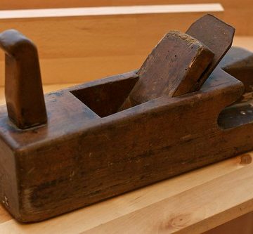 An old wooden handplane