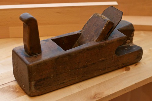 An old wooden handplane