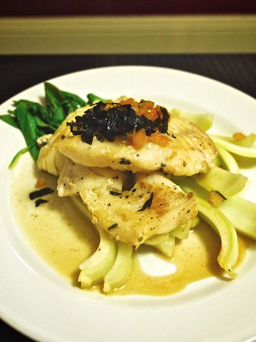 Cod and Bok Choy