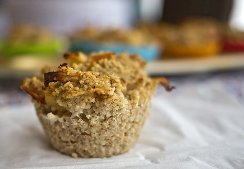 Apple and Sultana Couscous Cakes