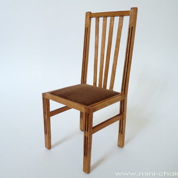 Miniature wooden chair