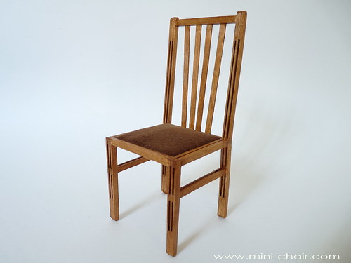 Miniature wooden chair