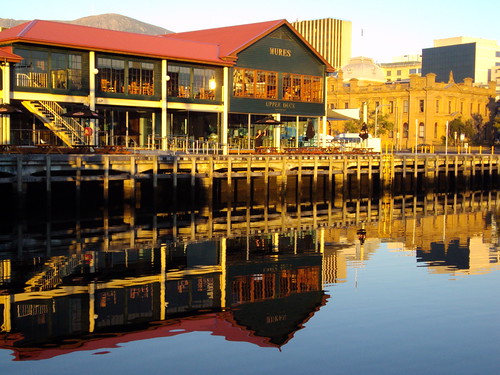 Hobart. Mures Seafood Restaurant Constitution Dock.