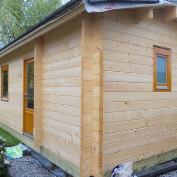 Garden annexe back side view