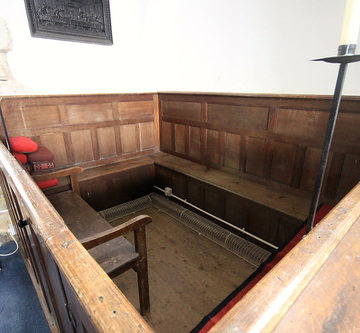 Family Pew, St Peter, Westcliffe, Dover, Kent