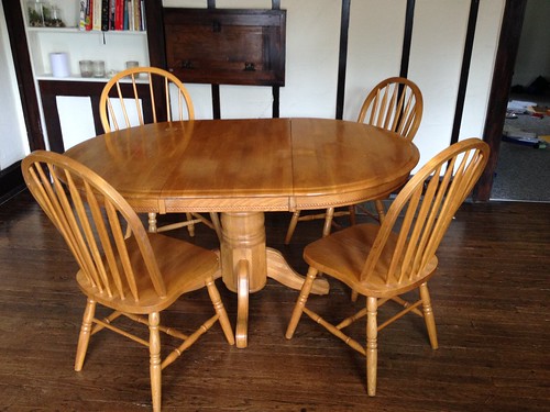 Table and chairs