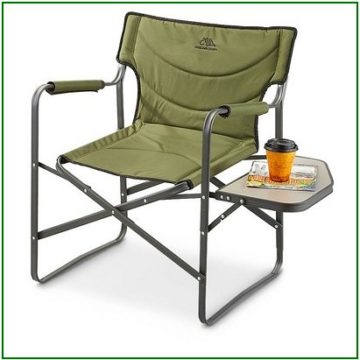 Folding Wooden Camp Chair