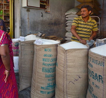 India - Gujarat - Ahmedabad - Market - Sugar Shop - 19