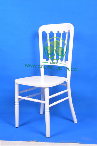 SANLIC white wooden chateau chair, US style